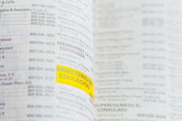 Naklejka premium Close-up of magazine pages