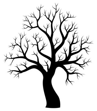Tree theme silhouette image 1