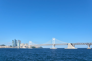 Gwangan Big bridge and Marine City