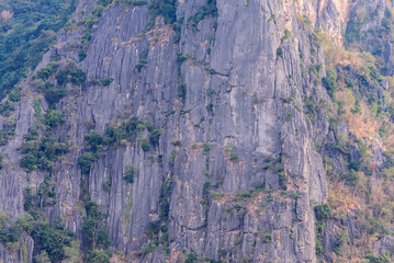 Mountain stone cliff texture.