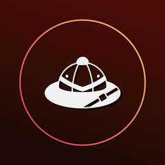 camping hat icon