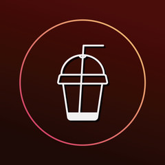ice coffee icon