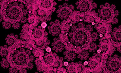 Abstract wallpaper. Abstract fractal. Fractal art background for creative design. Decoration for wallpaper desktop, poster, cover booklet. Abstract texture. Psychedelic. Print for clothes, t-shirt.