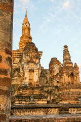 Fototapeta premium Wat Mahathat Sukhothai Historical Park Thailand