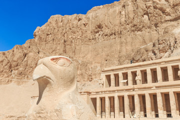 The temple of Hatshepsut near Luxor in Egypt