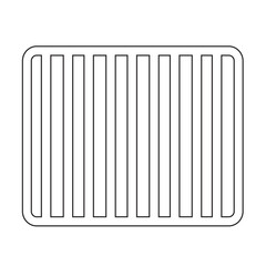 Prison bars jail icon Illustration Art