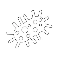 virus bacteria icon Illustration design