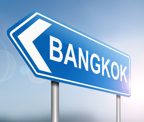 Bangkok sign.