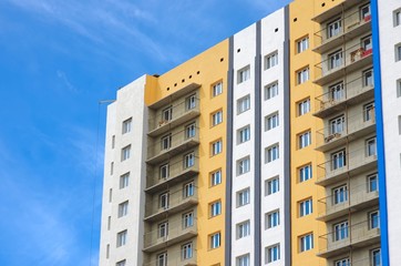Fototapeta premium Unfinished building