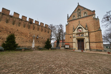 Church of st.Ivan Kapistran in city Ilok.              