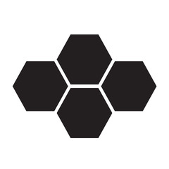 Honey Comb Icon Illustration design