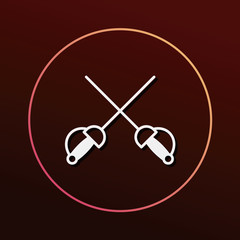 Fencing icon