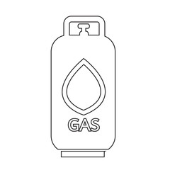 Liquid Propane Gas icon Illustration symbol design