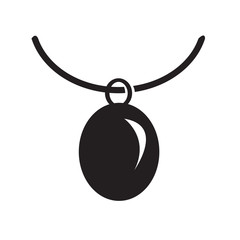 Necklace Icon Illustration synbol design