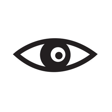 Eye Icon Illustration sign design