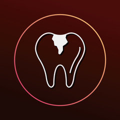 dentist tooth icon
