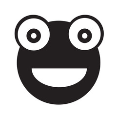 Frog emotion Icon Illustration sign design