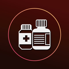 medicine bottle icon