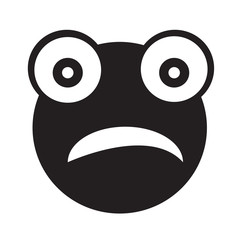 Frog emotion Icon Illustration sign design