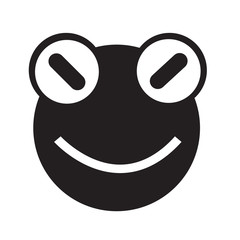 Frog emotion Icon Illustration sign design