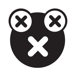 Frog emotion Icon Illustration sign design