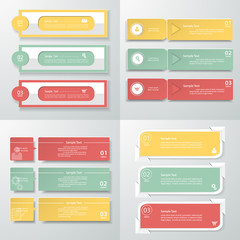 Infographic template for business concept
