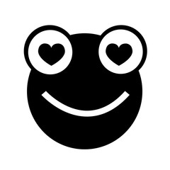 Frog emotion Icon Illustration sign design