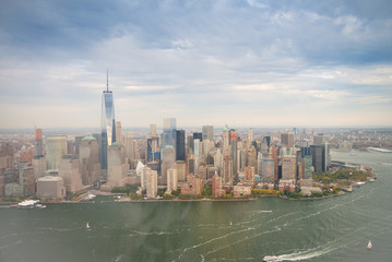 Obraz premium Manhattan skyscrapers in NYC