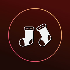 baby socks icon