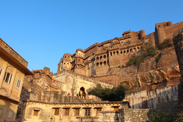 Fototapeta premium Jodhpur / Fort de Mehrangarh (Rajasthan) - Inde