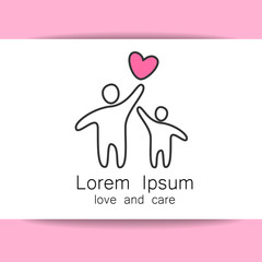 love_care_logo_template
