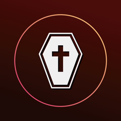 halloween grave icon