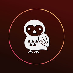 halloween bird icon