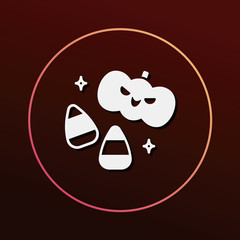 halloween candy icon