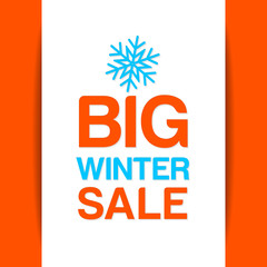 big winter sale template