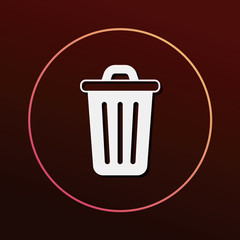 garbage can icon