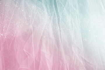 Vintage tulle chiffon texture background. wedding concept. vintage filtered and toned image
