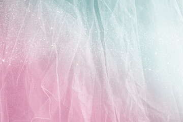 Vintage tulle chiffon texture background. wedding concept. vintage filtered and toned image
