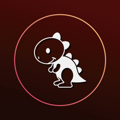 toy dinosaur doll icon