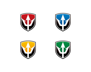 rident and Shield Logo Icon 1