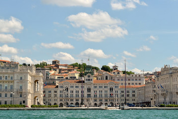 Obraz premium The town hall of Trieste