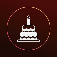 birthday cake icon