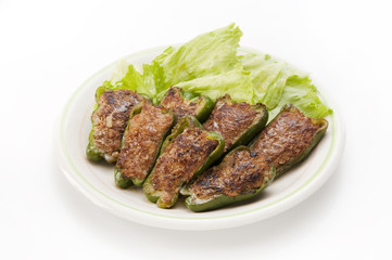 ピーマンの肉詰め