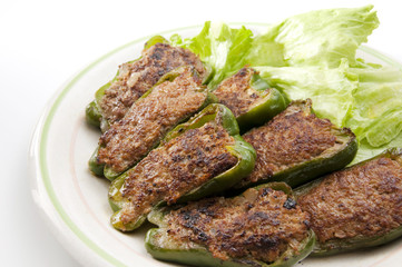 ピーマンの肉詰め