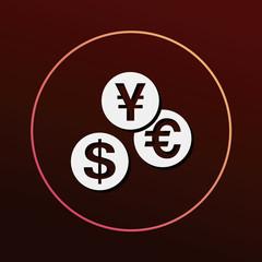 financial money symbol icon