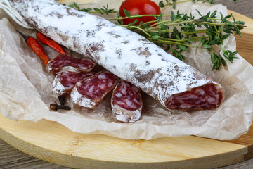 Spanish sausages- fuet