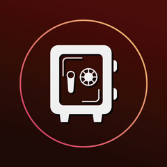 money safety box icon