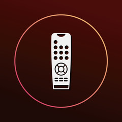 Fototapeta na wymiar remote control icon