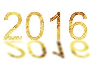 Gold New Year background