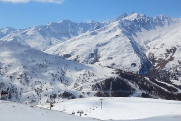 Fototapeta na wymiar French Alps - Valmeinier